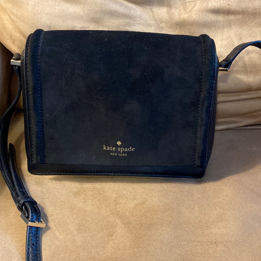 Kate Spade Suede and Leather shoulder bag NEVER USED
